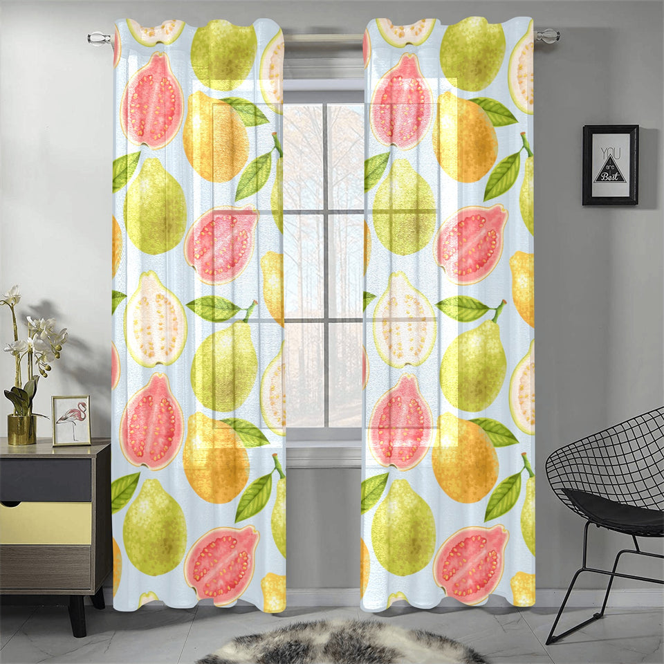 Guava design pattern Gauze Curtain