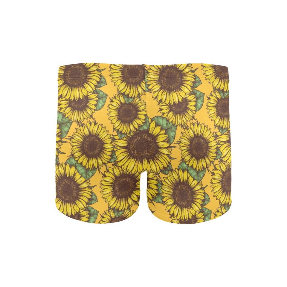 Sunflower pattern Men's Swimming Trunks