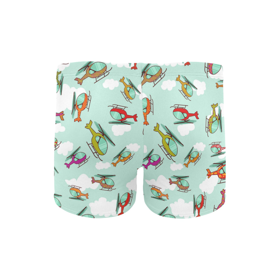 Helicopter design pattern Men's Swimming Trunks