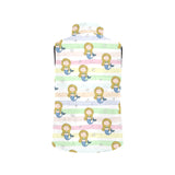 Cute hand drawn mermaid Men's Padded Vest