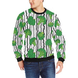 Cool Broccoli pattern Men's Crew Neck Sweatshirt