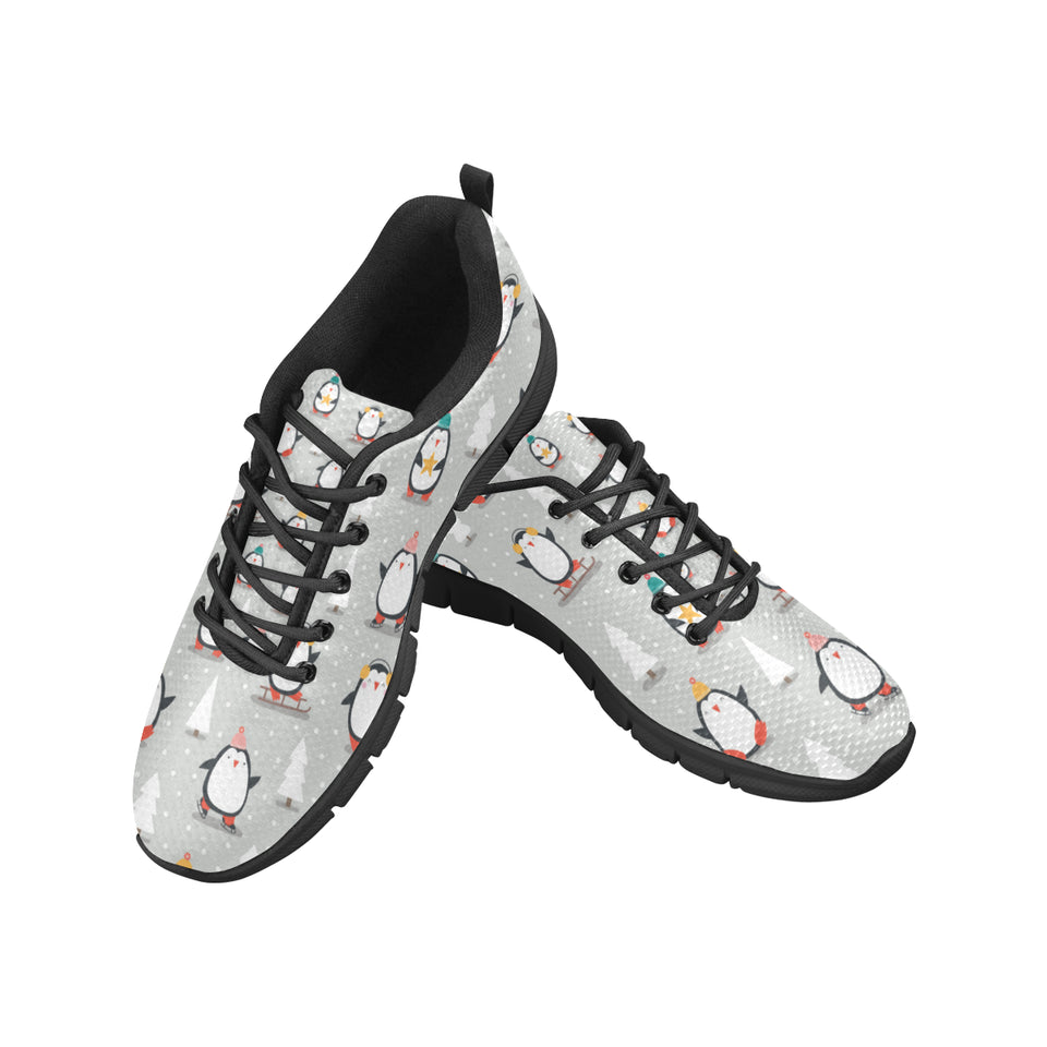 Cute Penguin christmas pattern Women's Sneaker Shoes