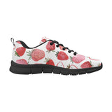 watercolor hand drawn beautiful strawberry pattern Women's Sneaker Shoes