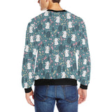Cute rabbit pattern Men's Crew Neck Sweatshirt