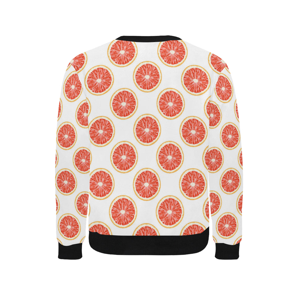 Grapefruit pattern Men's Crew Neck Sweatshirt