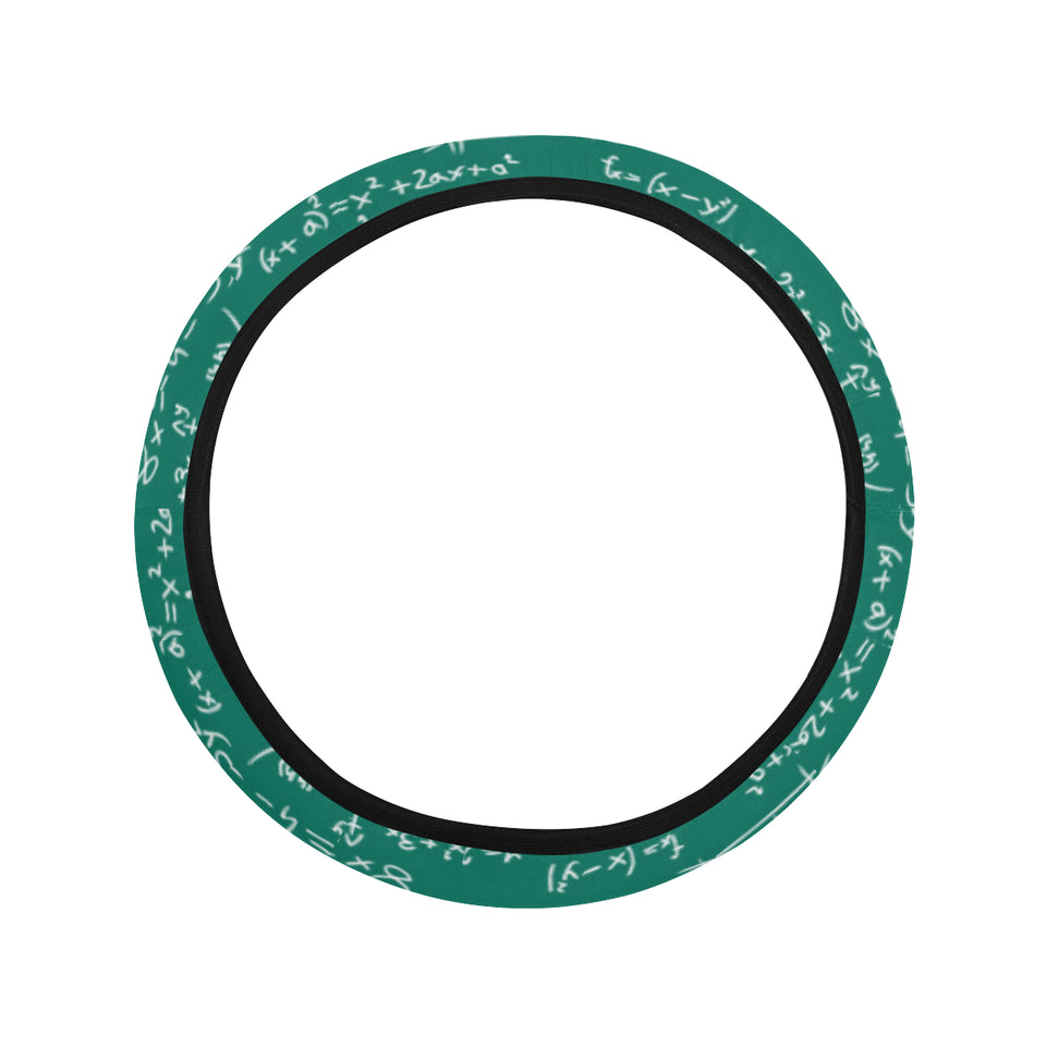 Math Pattern Print Design 01 Car Steering Wheel Cover
