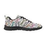 Sun Glasses Pattern Print Design 01 Men's Breathable Sneakers ( Model 055)