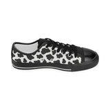 Cow skin pattern Kids' Boys' Girls' Low Top Canvas Shoes Black