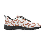 Sausage Pattern Print Design 04 Men's Breathable Sneakers ( Model 055)