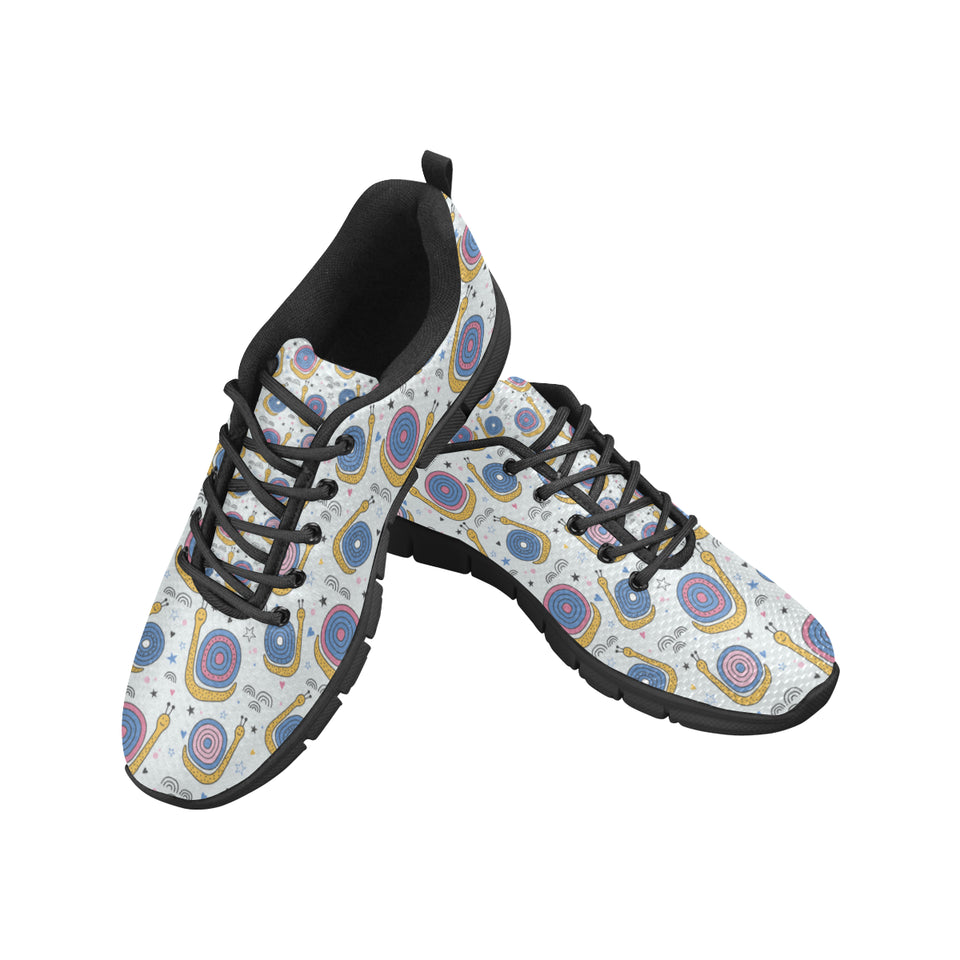 Snail Pattern Print Design 05 Men's Breathable Sneakers ( Model 055)