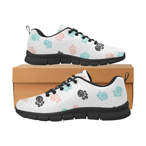 Dog Paws Pattern Print Design 04 Women's Sneaker Shoes