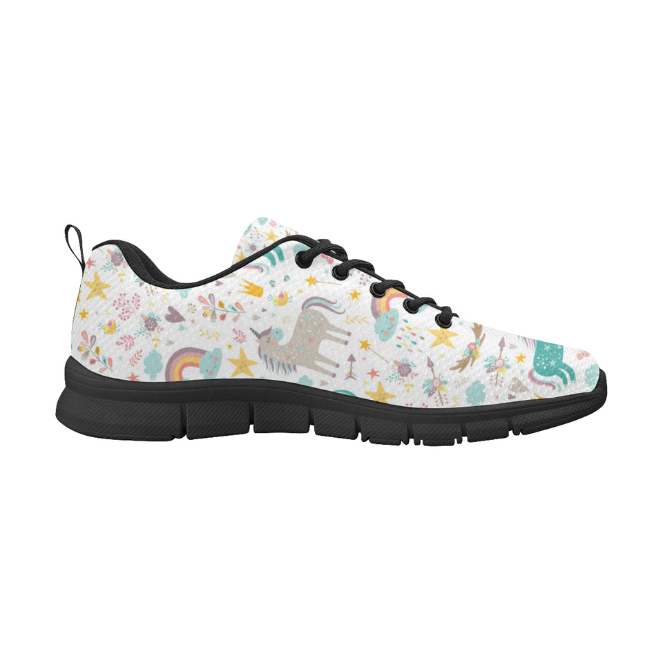 Colorful unicorn pattern Women's Sneaker Shoes