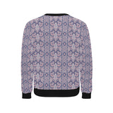 Indian Batik Style pattern Men's Crew Neck Sweatshirt