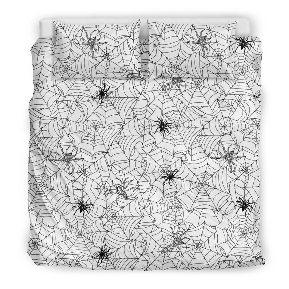 Spider Web Cobweb Pattern Bedding Set