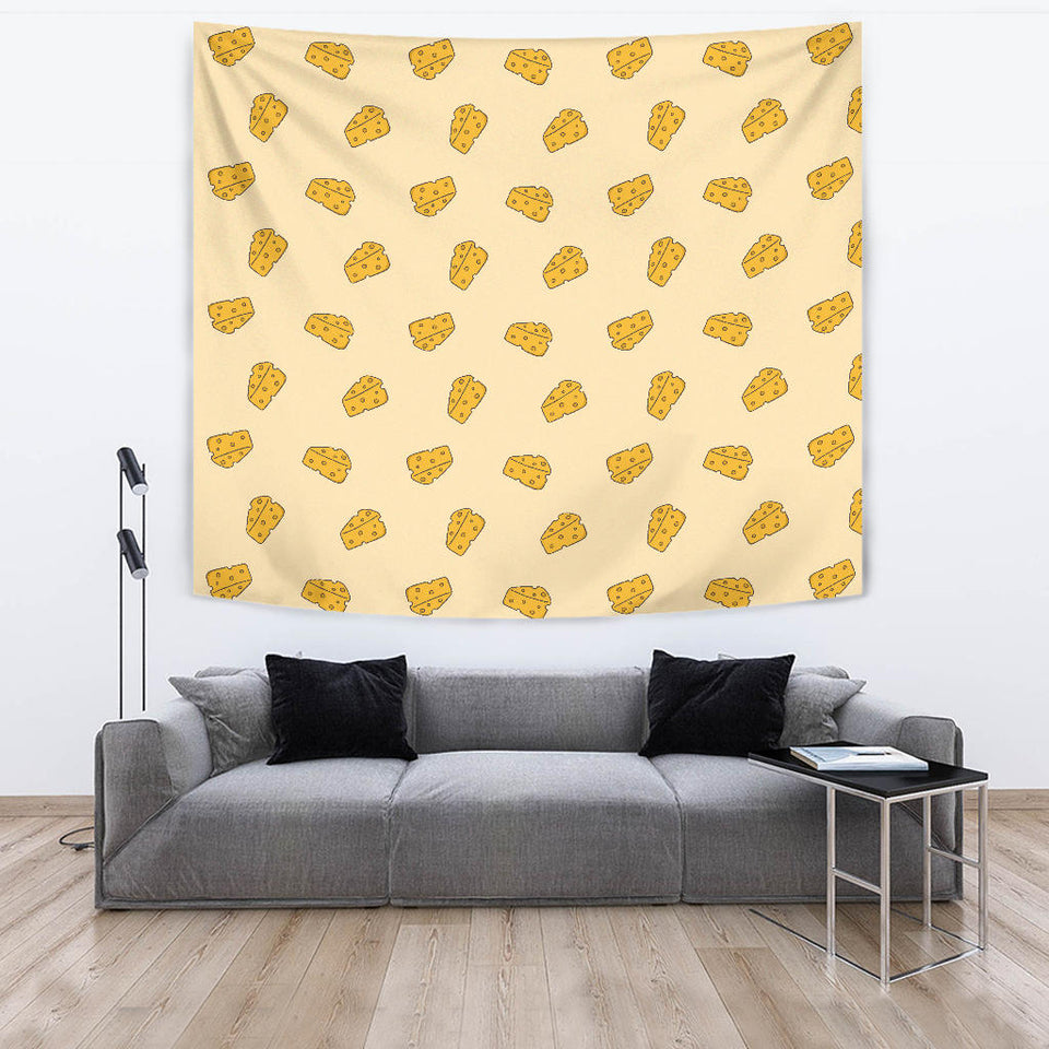 Cheese Pattern Wall Tapestry