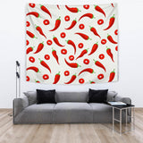 Chili Pattern Wall Tapestry