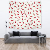 Chili Peppers Pattern Wall Tapestry