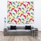 Colorful Chameleon Lizard Pattern Wall Tapestry