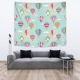 Hot Air Balloon Design Pattern Wall Tapestry