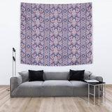 Indian Batik Style Pattern Wall Tapestry