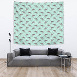 Kangaroo Pattern Background Wall Tapestry