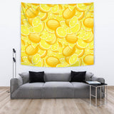 Lemon Pattern Wall Tapestry
