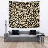 Leopard Print Design Pattern Wall Tapestry