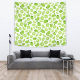 Lime Design Pattern Wall Tapestry