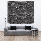 Handwritten Cheese Pattern Wall Tapestry