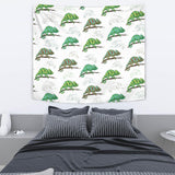 Chameleon Lizard Pattern Wall Tapestry