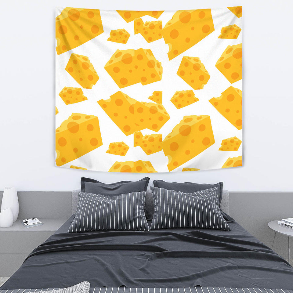 Cheese Slice Pattern Wall Tapestry