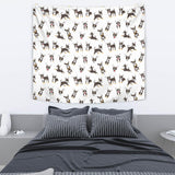 Chihuahua Dog Pattern Wall Tapestry
