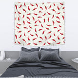 Chili Peppers Pattern Wall Tapestry