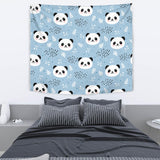 Cute Panda Pattern Wall Tapestry