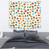 Colorful American Football Ball Pattern Wall Tapestry