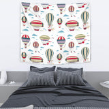 Hot Air Balloon Pattern Wall Tapestry