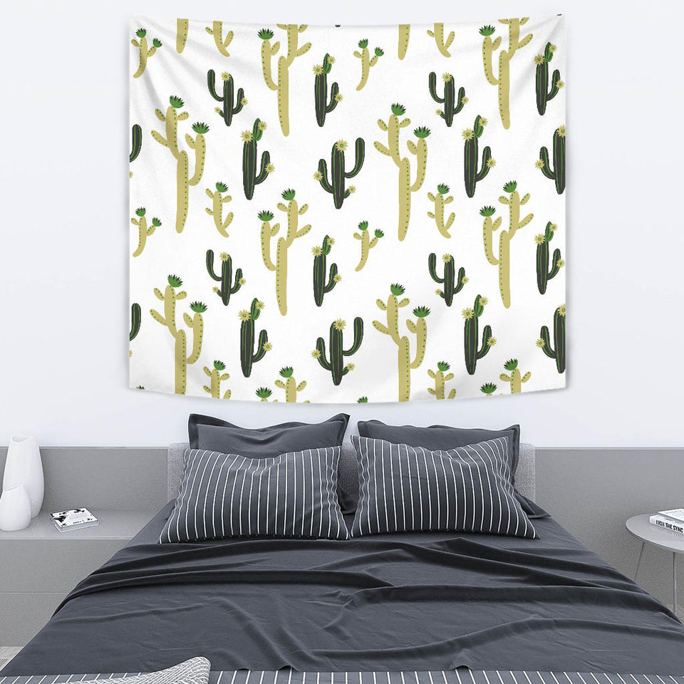 Cute Cactus Pattern Wall Tapestry
