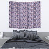 Indian Batik Style Pattern Wall Tapestry