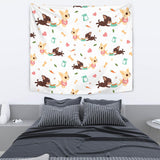 Cute Chihuahua Puppie Pattern Wall Tapestry