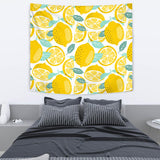 Lemon Design Pattern Wall Tapestry