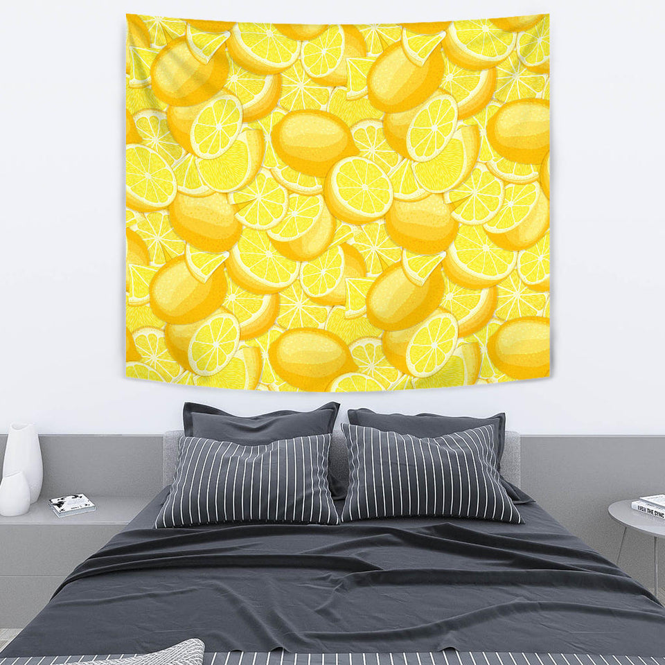 Lemon Pattern Wall Tapestry