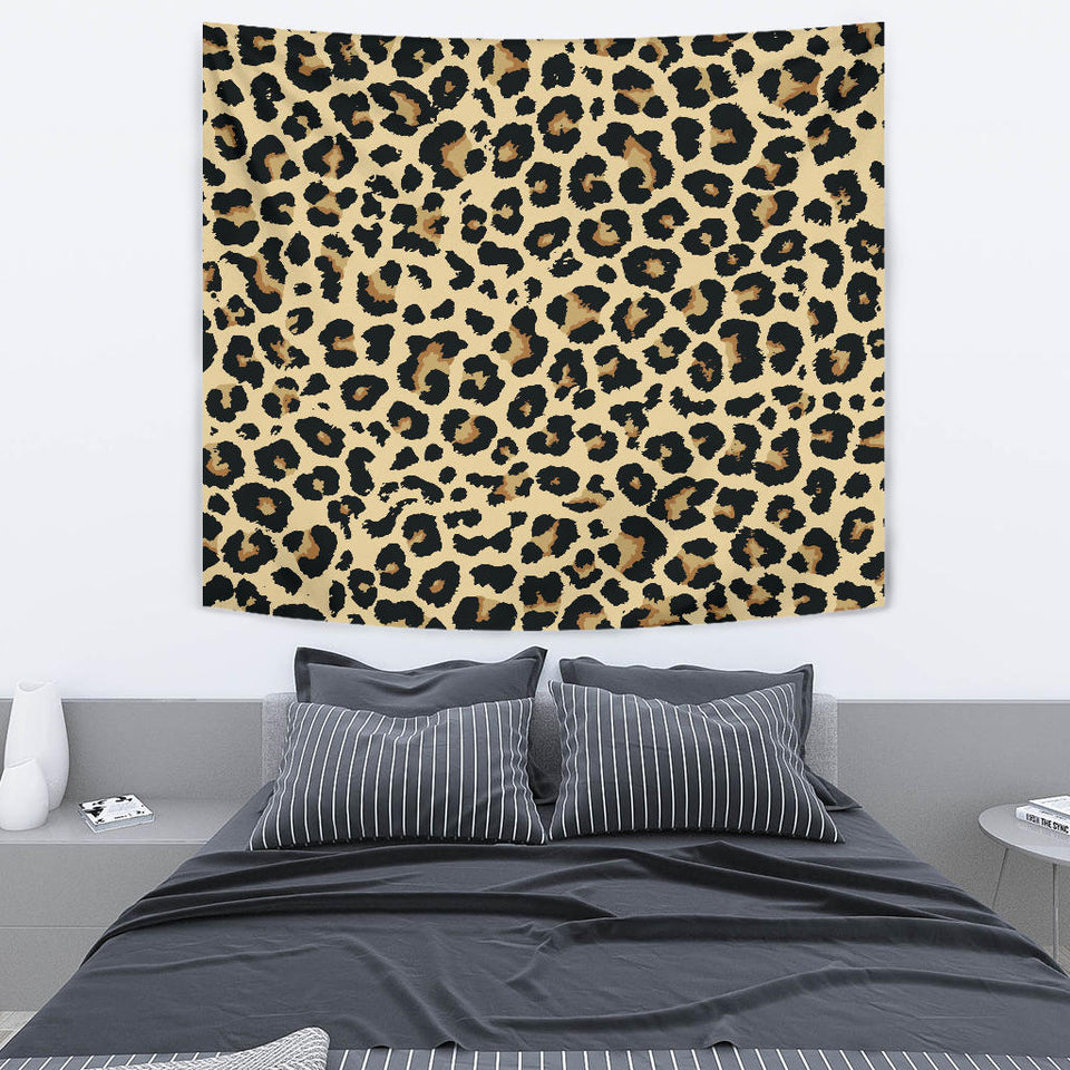 Leopard Print Design Pattern Wall Tapestry