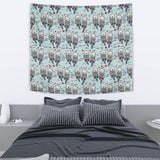 Lovely Sea Otter Pattern Wall Tapestry