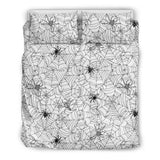 Spider Web Cobweb Pattern Bedding Set