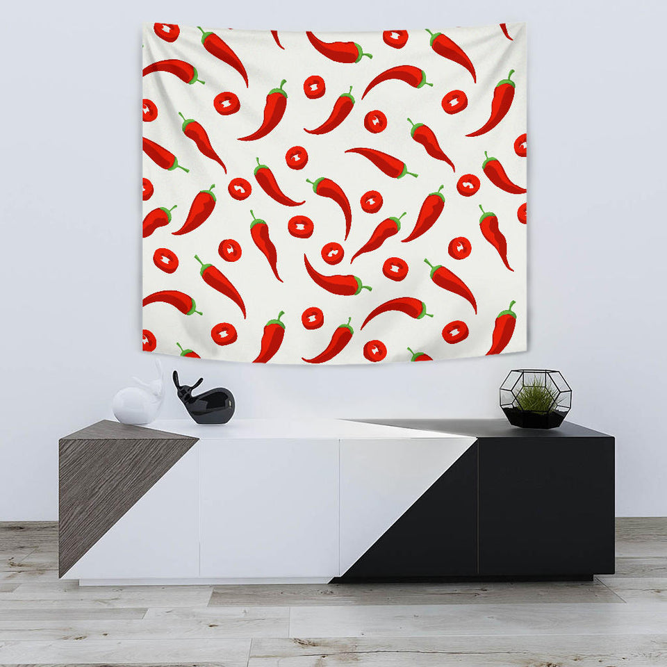 Chili Pattern Wall Tapestry