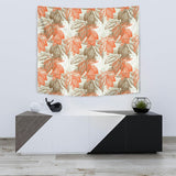 Cocoa Beans Cocoa Tree Pattern Wall Tapestry