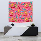 Colorful Wrapped Candy Pattern Wall Tapestry