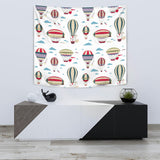 Hot Air Balloon Pattern Wall Tapestry