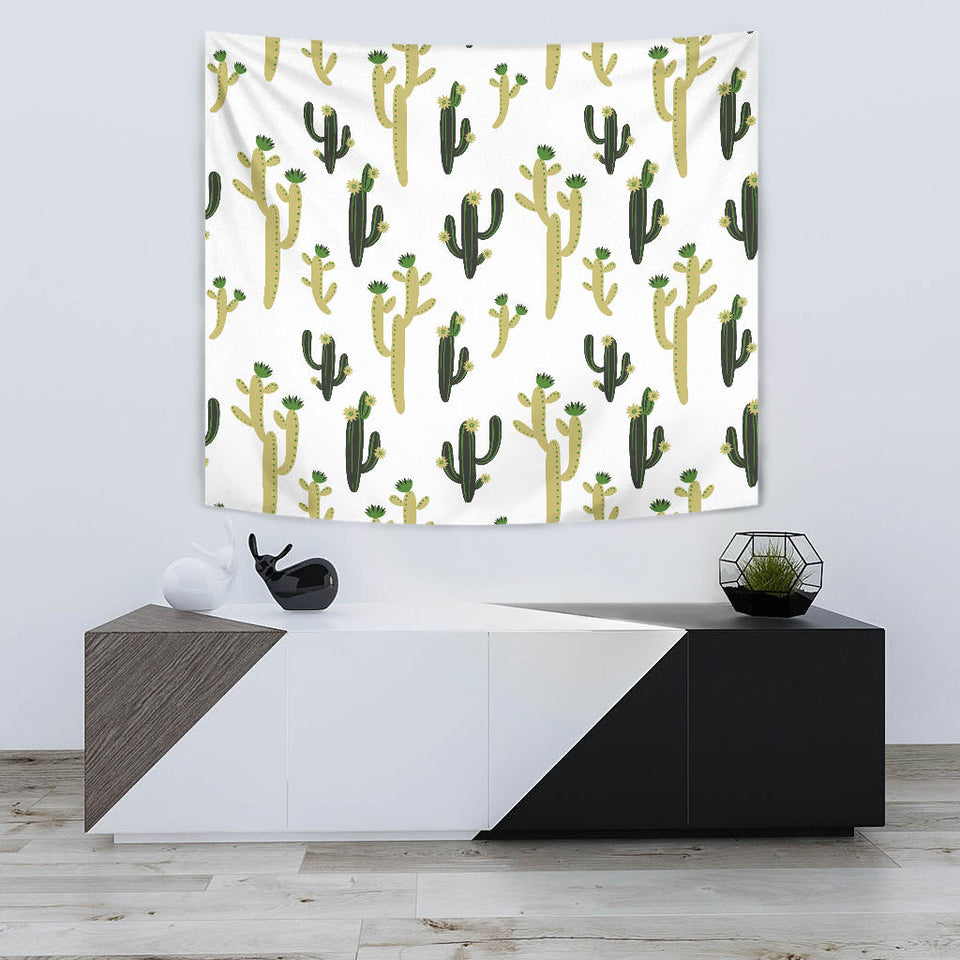Cute Cactus Pattern Wall Tapestry