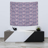 Indian Batik Style Pattern Wall Tapestry